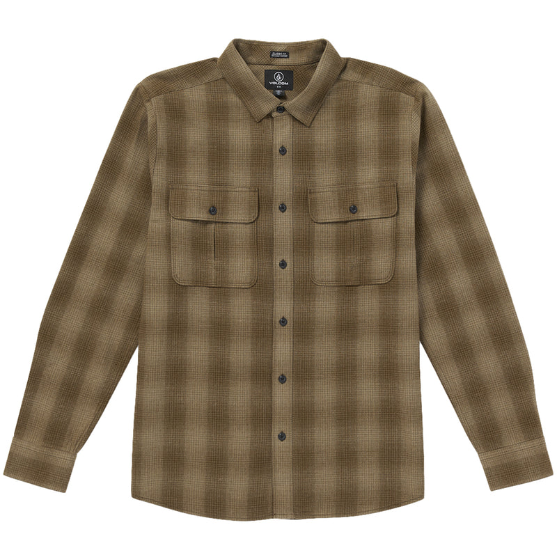 Load image into Gallery viewer, Volcom Shadowstone Long Sleeve Button-Up Flannel Shirt
