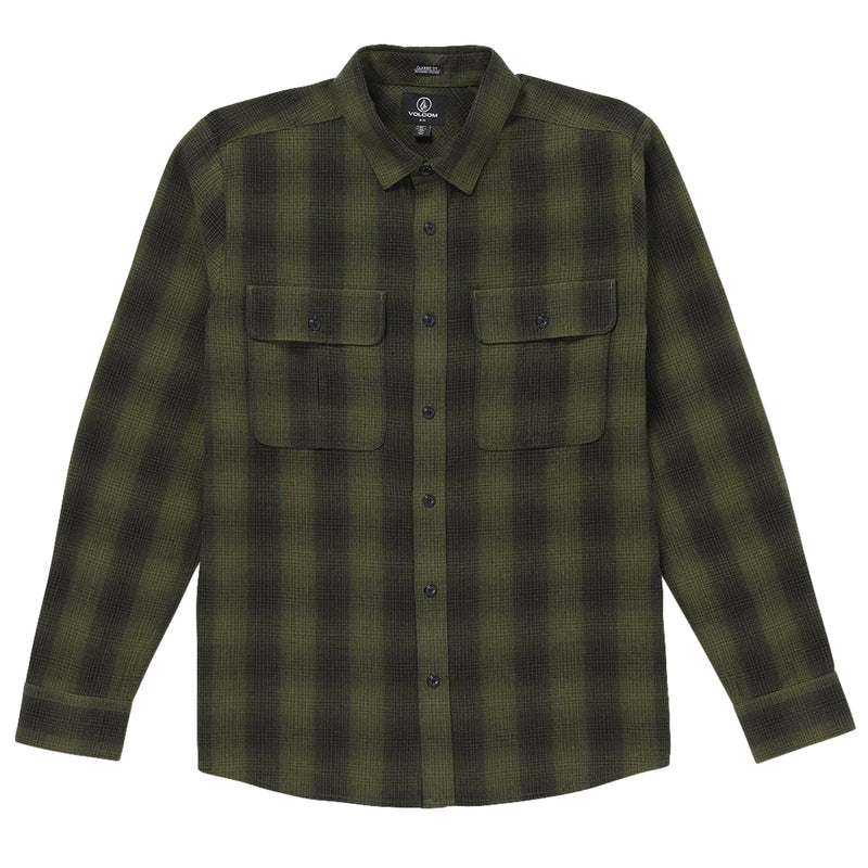 Load image into Gallery viewer, Volcom Shadowstone Long Sleeve Button-Up Flannel Shirt
