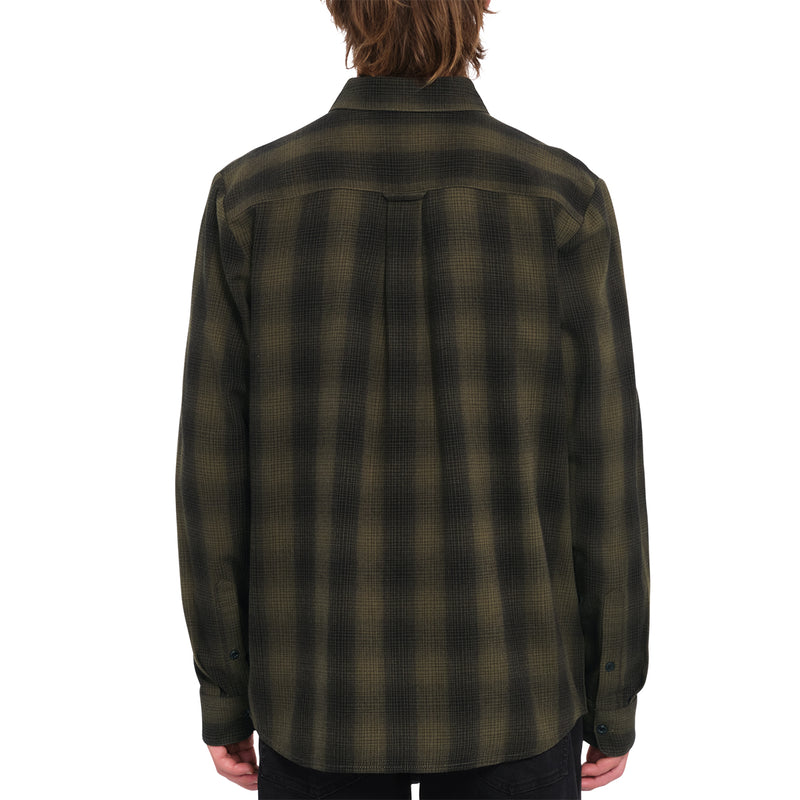 Load image into Gallery viewer, Volcom Shadowstone Long Sleeve Button-Up Flannel Shirt
