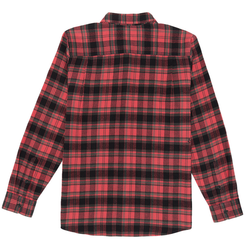 Load image into Gallery viewer, Volcom Caden Plaid Long Sleeve Button-Up Flannel Shirt
