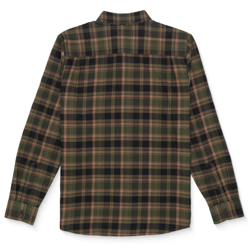 Load image into Gallery viewer, Volcom Caden Plaid Long Sleeve Button-Up Flannel Shirt
