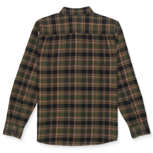 Volcom Caden Plaid Long Sleeve Button-Up Flannel Shirt