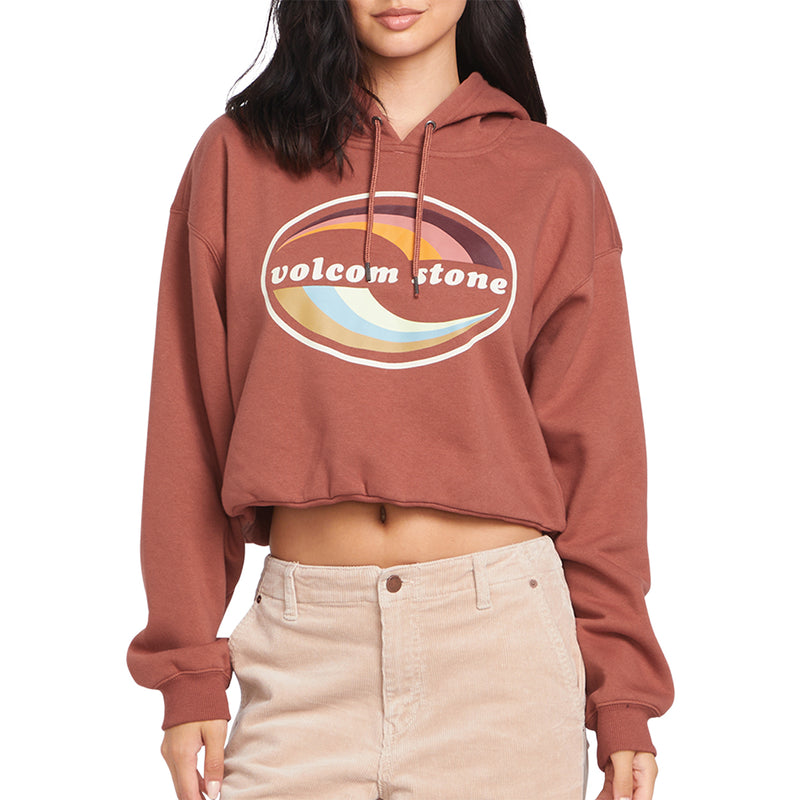 Load image into Gallery viewer, Volcom Women&#39;s Good Things Fleece Pullover Hoodie
