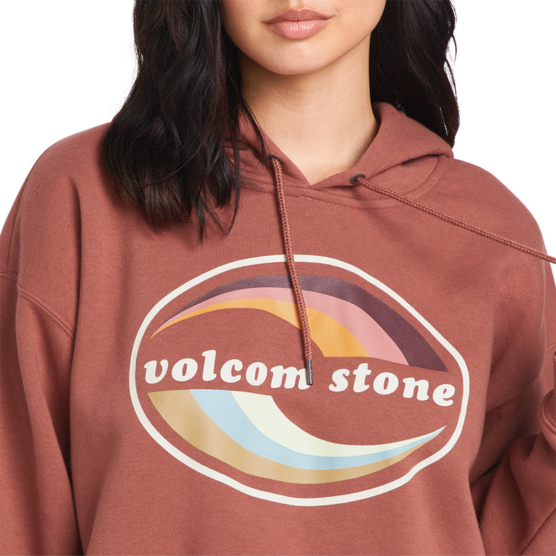 Load image into Gallery viewer, Volcom Women&#39;s Good Things Fleece Pullover Hoodie
