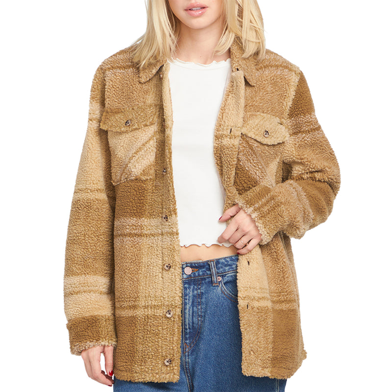 Load image into Gallery viewer, Volcom Women&#39;s Silent Sherpa Jacket
