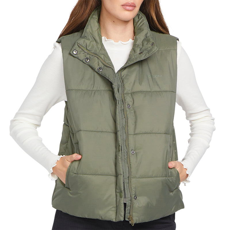 Load image into Gallery viewer, Volcom Women&#39;s Puff It Zip Vest
