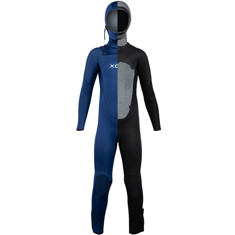 Load image into Gallery viewer, Xcel Youth Axis 5/4 Hooded Chest Zip Wetsuit
