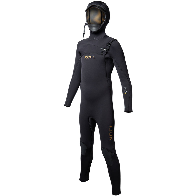 Load image into Gallery viewer, Xcel Youth Comp+ 5/4 Hooded Chest Zip Wetsuit
