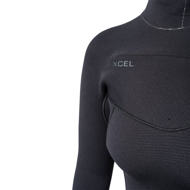 Load image into Gallery viewer, Xcel Women&#39;s Comp+ 5/4 Hooded Chest Zip Wetsuit
