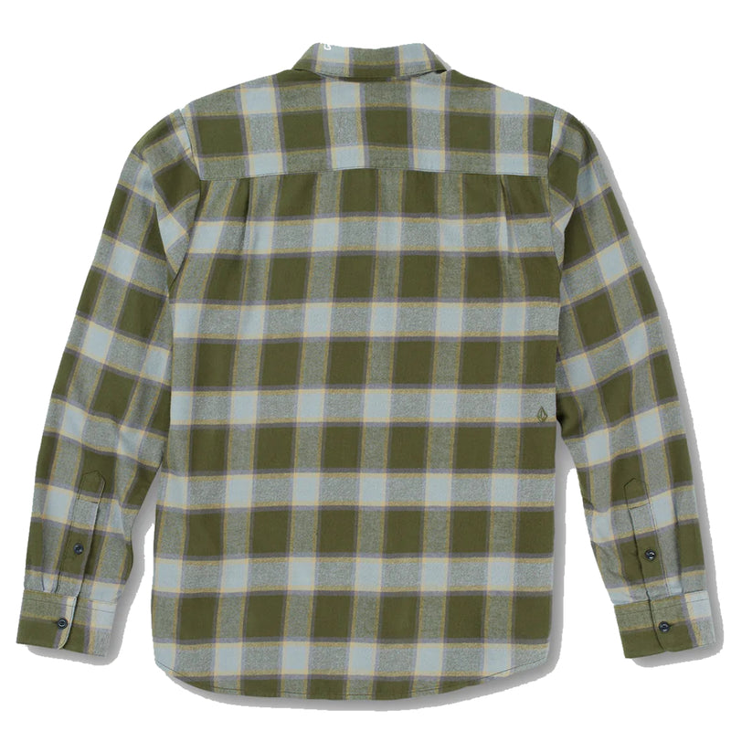 Load image into Gallery viewer, Volcom Caden Plaid Long Sleeve Button Down Flannel
