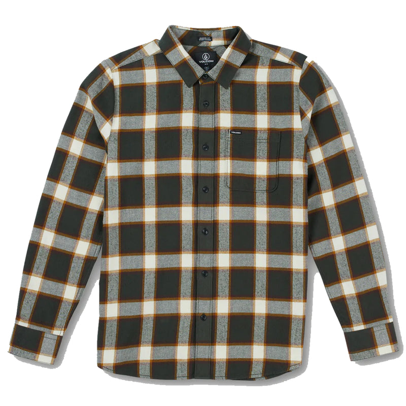 Load image into Gallery viewer, Volcom Caden Plaid Long Sleeve Button Down Flannel
