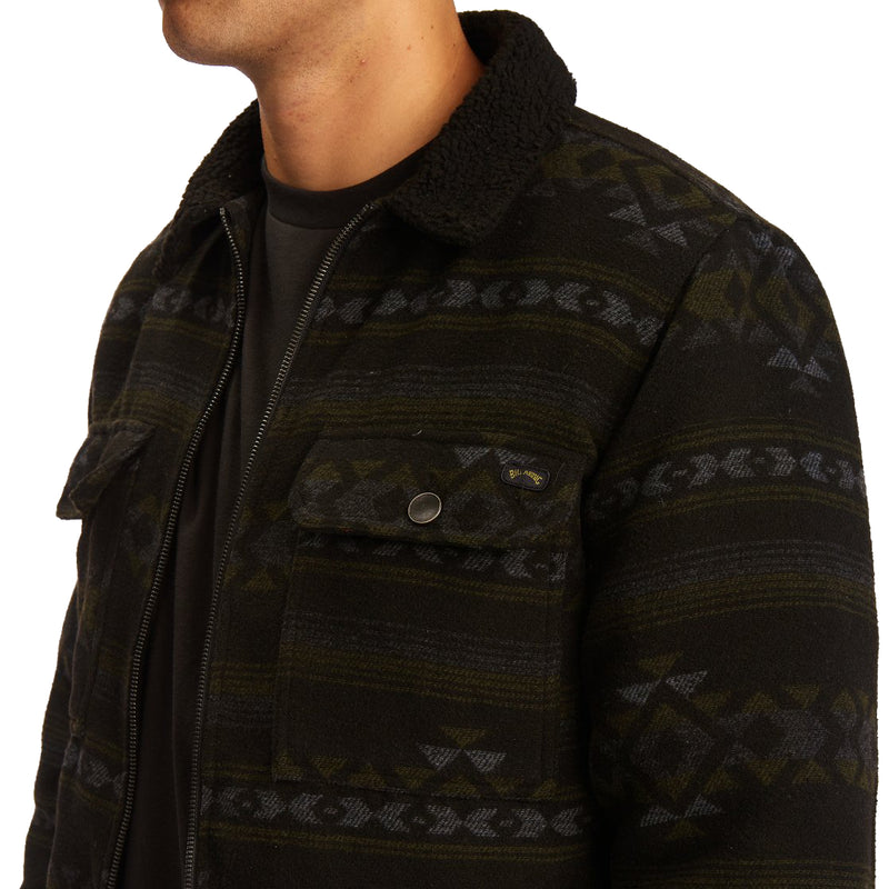 Load image into Gallery viewer, Billabong Barlow Sherpa Trucker Zip Jacket
