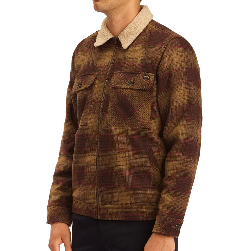 Load image into Gallery viewer, Billabong Barlow Sherpa Trucker Zip Jacket
