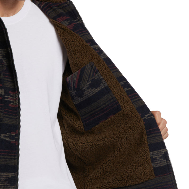 Load image into Gallery viewer, Billabong Barlow Sherpa Zip-Up Jacket
