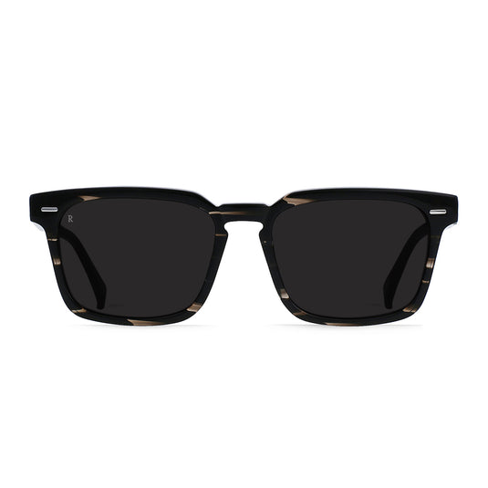 RAEN Adin Sunglasses - Licorice/Dark Smoke