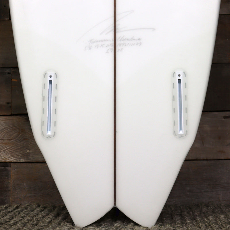 Load image into Gallery viewer, Album Surf Twinsman 5&#39;8 x 19 ¾ x 2 ⅜ Surfboard - Clear
