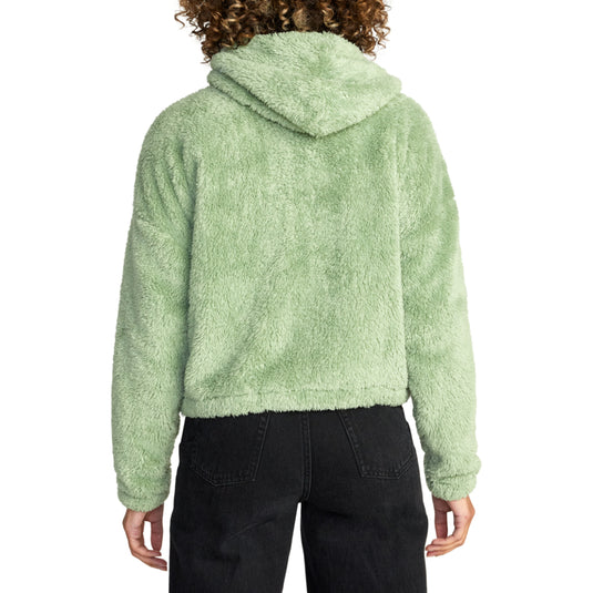 RVCA Women's Fuzzy Zip-Up Hoodie