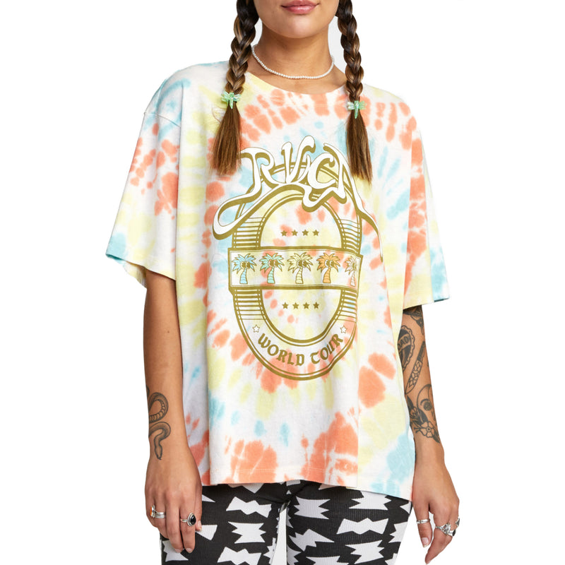 Load image into Gallery viewer, RVCA Women&#39;s World Tour Oversized T-Shirt
