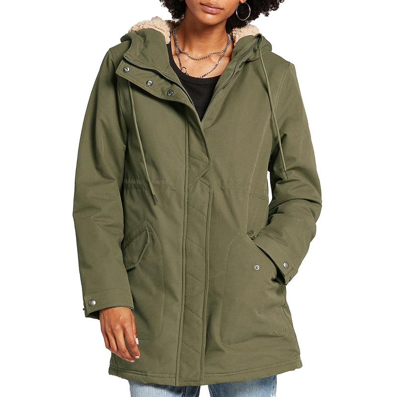 Load image into Gallery viewer, Volcom Women&#39;s Less Is More 5k Parka Zip Jacket
