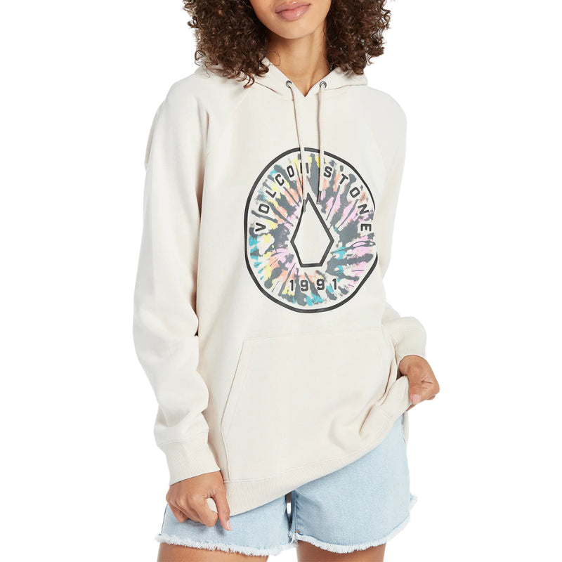 Load image into Gallery viewer, Volcom Women&#39;s Truly Stoked Boyfriend Pullover Hoodie
