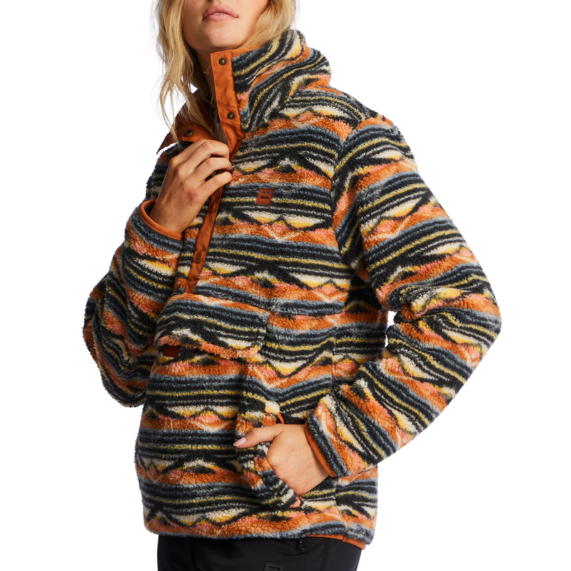 Load image into Gallery viewer, Billabong Women&#39;s A/Div Switchback Mock Neck Pullover Sweatshirt
