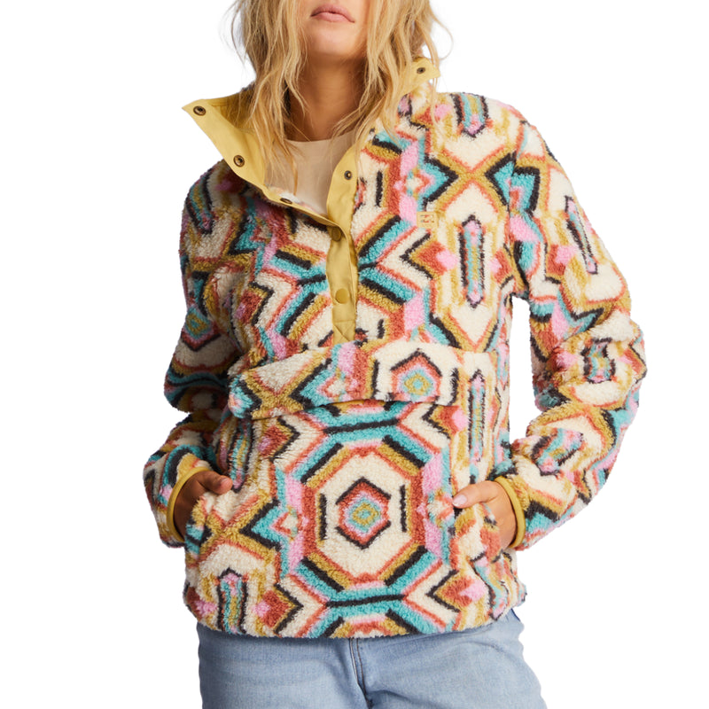 Load image into Gallery viewer, Billabong Women&#39;s A/Div Switchback Mock Neck Pullover Sweatshirt
