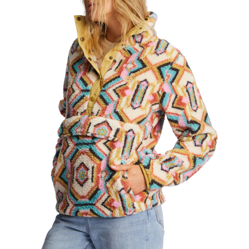 Load image into Gallery viewer, Billabong Women&#39;s A/Div Switchback Mock Neck Pullover Sweatshirt
