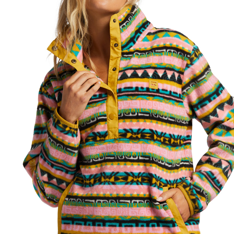 Load image into Gallery viewer, Billabong Women&#39;s Switchback Lite Mock Neck Fleece Pullover Jacket
