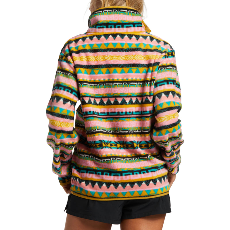 Load image into Gallery viewer, Billabong Women&#39;s Switchback Lite Mock Neck Fleece Pullover Jacket
