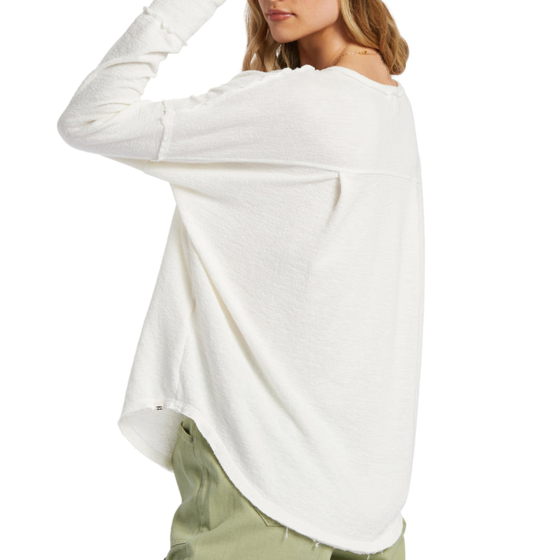 Load image into Gallery viewer, Billabong Women&#39;s New Anyday Henley Long Sleeve Top
