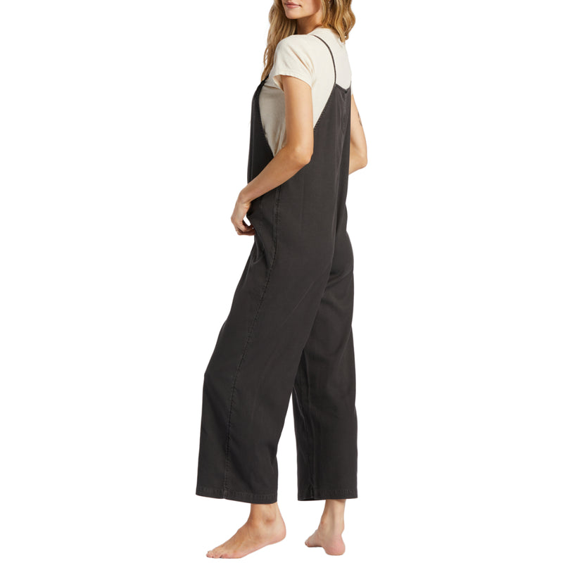 Load image into Gallery viewer, Billabong Women&#39;s Beach Cruiser Wide Leg Overalls
