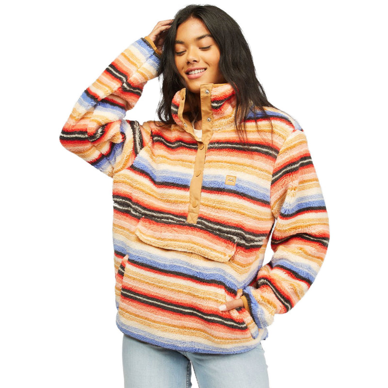 Load image into Gallery viewer, Billabong Women&#39;s A/Div Switchback Mock Neck Pullover Sweatshirt
