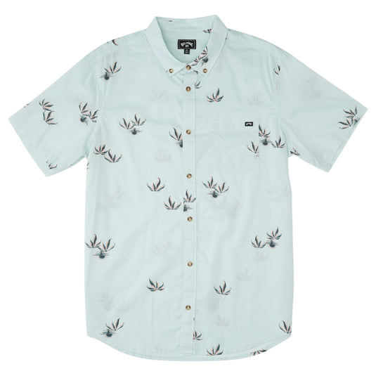 Billabong Sundays Mini Button Down Short Sleeve Shirt