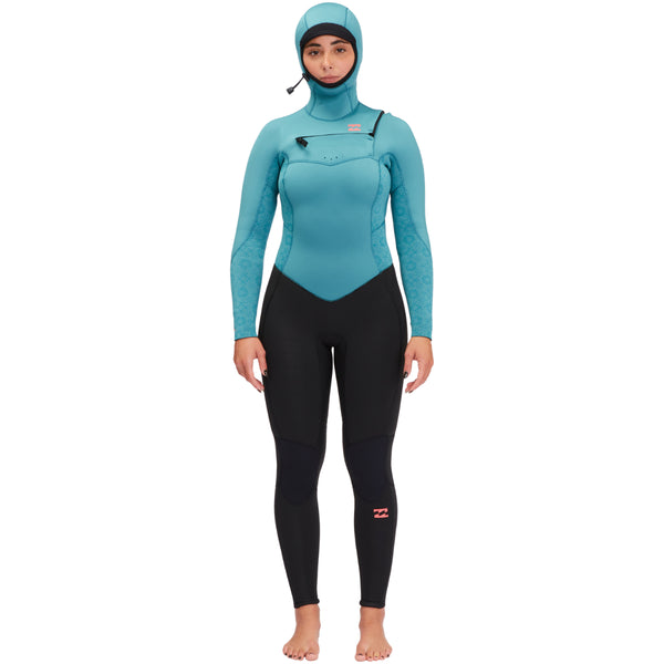 Billabong Women's Synergy 5/4 Hooded Chest Zip Wetsuit - 2023