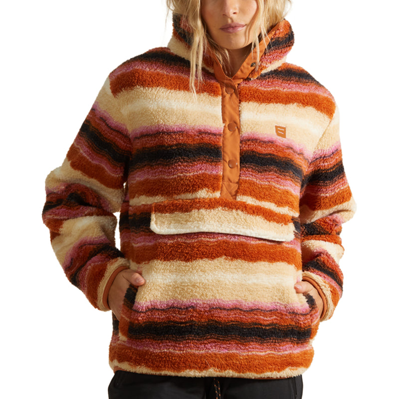 Load image into Gallery viewer, Billabong Women&#39;s A/Div Switchback Mock Neck Pullover Sweatshirt
