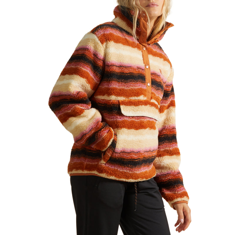 Load image into Gallery viewer, Billabong Women&#39;s A/Div Switchback Mock Neck Pullover Sweatshirt
