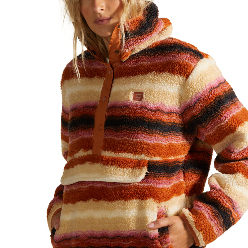 Load image into Gallery viewer, Billabong Women&#39;s A/Div Switchback Mock Neck Pullover Sweatshirt
