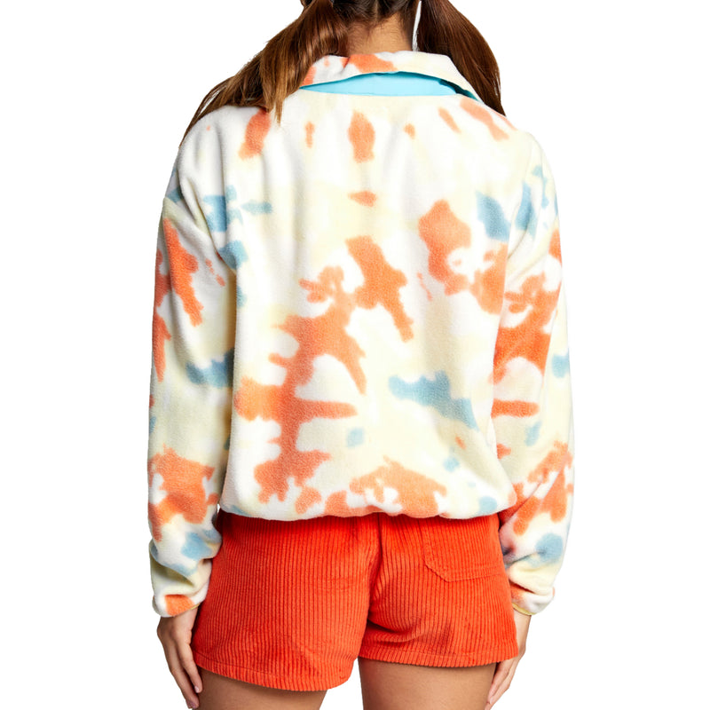 Load image into Gallery viewer, RVCA Women&#39;s Day Off Tie Dye Button Up Jacket
