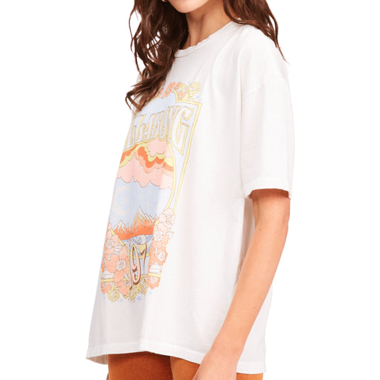 Billabong Women's Wild Mountain Oversized Graphic T-Shirt