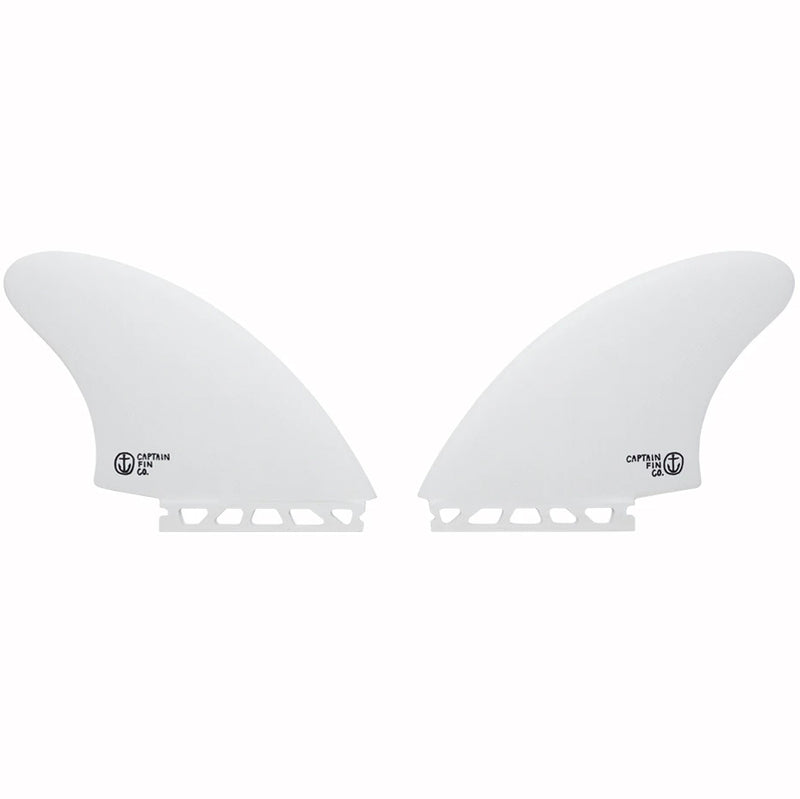 Load image into Gallery viewer, Captain Fin Co. CF Keel Futures Compatible Twin Fin Set
