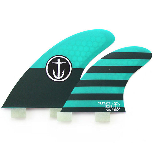 Load image into Gallery viewer, Captain Fin Co. CF FCS Compatible Quad Fin Set
