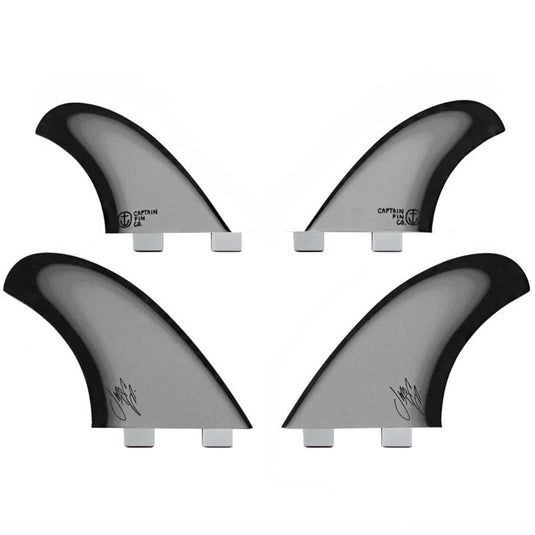 Captain Fin Co. Jeff McCallum Especial FCS Compatible Quad Fin Set