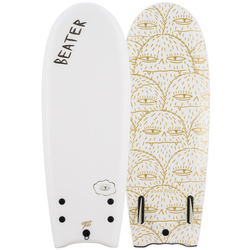 Load image into Gallery viewer, Catch Surf Beater Original 54 × Evan Rossell Pro 4&#39;6 x 20 x 2 ½ Surfboard  - White
