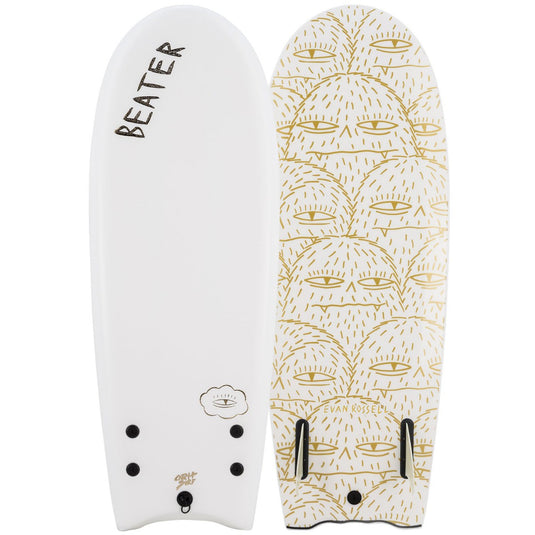 Catch Surf Beater Original 54 × Evan Rossell Pro 4'6 x 20 x 2 ½ Surfboard  - White