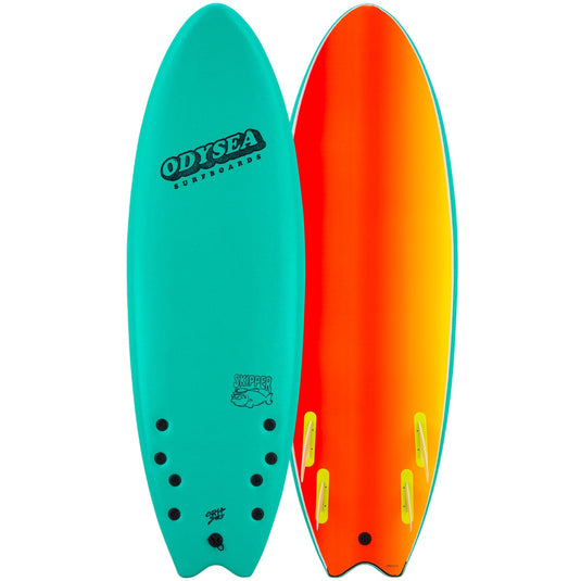 Catch Surf Odysea Skipper Quad 5'6 x 21 x 2 ⅞ Surfboard - Emerald Green