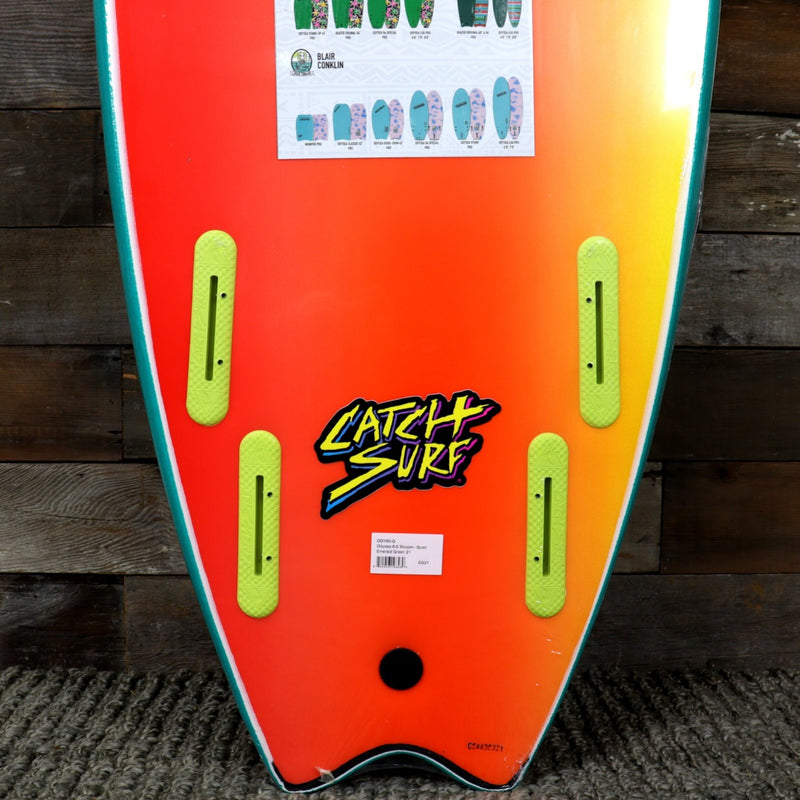 Load image into Gallery viewer, Catch Surf Odysea Skipper Quad 6&#39;0 x 21 ½ x 3 Surfboard - Emerald Green
