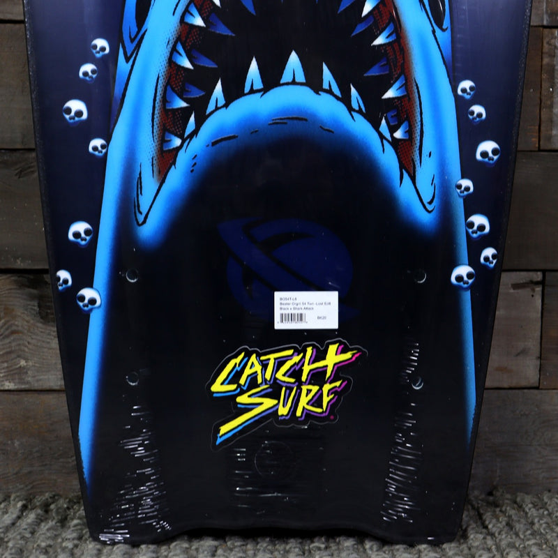 Load image into Gallery viewer, Catch Surf Beater Original 54 × Lost Edition Shark Attack 4&#39;6 x 20 x 2 ½ Surfboard - Black
