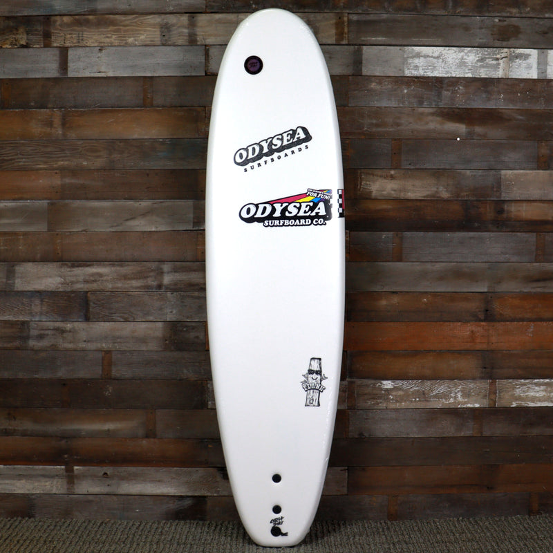 Load image into Gallery viewer, Catch Surf Odysea Plank Single Fin 7&#39;0 x 22 x 3 ⅛ Surfboard - White/Checkers
