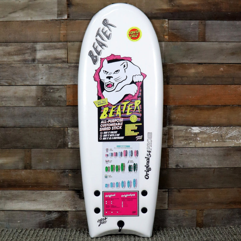 Load image into Gallery viewer, Catch Surf 54 Beater Original Pro × Santa Cruz 4&#39;6 x 20 x 2 ½ Surfboard - White
