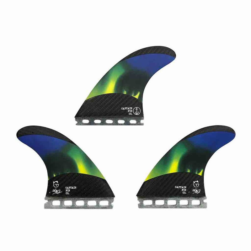 Load image into Gallery viewer, Captain Fin Co. Tanner Gudauskas Groove Futures Compatible Tri Fin Set
